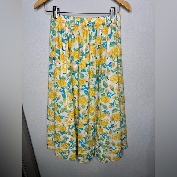 Spell Islamorada MIDI Skirt in Meadow Size Medium NWT - Picture 8 of 8